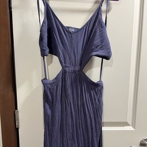American Eagle Floor Length Cut Out Dress